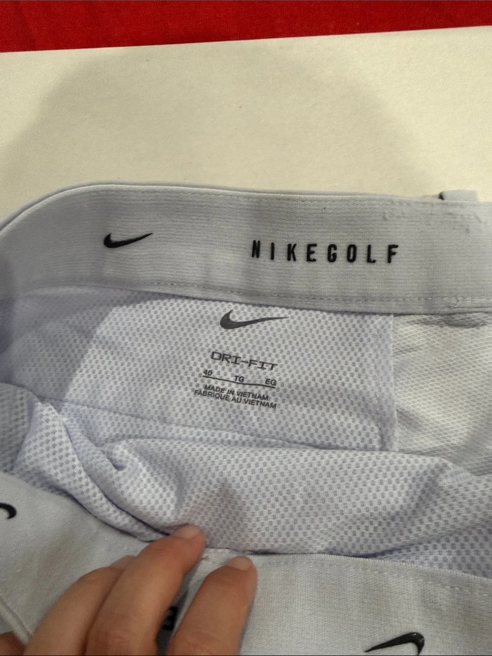 Nike golf Men's Light Gray to purple Performance Shorts